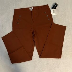 88 + Madison Teak Pants NWT - Size L